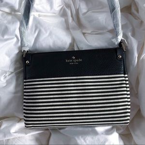 NWOT Kate Spade Striped Purse